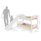 Beliche Mini Cama Rosas com Escorregador