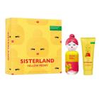 Benetton Yellow Peony United Colors Sisterland Coffret - Perfume Feminino - EDT + Creme Corporal