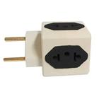 Benjamim Plug Adaptador Elétrico Cubo 4 Tomadas