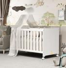 Berço Americano Multifuncional 3x1 Bebê Mini Cama Quarto Bebê Nenê Nenem Criança Menino Menina Chiqueirinho Crianças Madeira Grande proteção