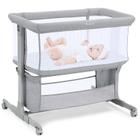 Berço de bebê Ezebaby Bedside Sleeper com rodas e armazenamento