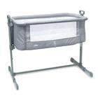 Berço Lateral Infantil Bebe Side By Side Co Sleeper Cinza Baby Style