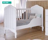 Berço Mini Cama 100% MDF Harmonia Permobili Branco