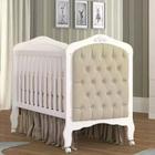 Berço Mini Cama com Capitonê Alegria Espresso Móveis