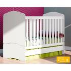 Berço / Mini Cama Infantil Bala de Menta 3 em 1 Branco - Henn