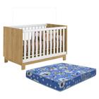 Berço Mini Cama Q Encanto Slim com Colchão Baby Physical - Qmovi