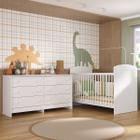 Berço para Colchão 130 x 60cm com Cômoda Ana Lívia Multimóveis MP4291