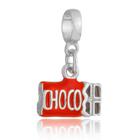 Berloque Barra Chocolate Para Pandora Banhado a Prata 925