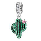 Berloque Charm Pingente Cacto Em Prata 925