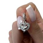 Berloque Charm Pingente Espirito Santo Em Prata 925