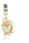 Berloque Charms Prata Legitima 925 Cachorro Spitz Lulu