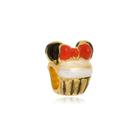 Berloque Cup Cake Minnie - Ouro Amarelo