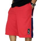 Bermuda Basquete M10 Plus Size Action Stick Vermelho