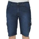 Bermuda Cargo Jeans Masculina Plus Size R Sete