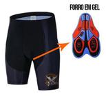 Bermuda ciclismo vikings forro em gel 2020