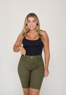 Bermuda Feminina 7883 Militar Green F075