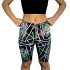 Bermuda Feminina Justa Elástico Estampas Sortidas Suplex Pp ao Plus Size