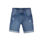 Bermuda Hering Infantil Jeans Reta