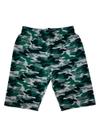 Bermuda Infantil Masculina Jogging Verão Camuflado Verde e Cinza - Malwee