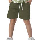 Bermuda Infantil Menino Sarja Verão Militar Basic Casual