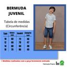 Bermuda Jeans Infantil Juvenil Menino Slim Fit Verão