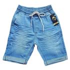 Bermuda jeans infantil menino com elastano