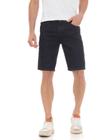 Bermuda Jeans Masculina Black Comfort Preto