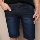 Bermuda Jeans Sarja Skinny Masculino Cores variadas Bege Vinho Preto Jeans Claro Escuro