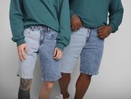 Bermuda Jeans Vista Magalu Bicolor