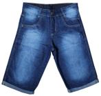 Bermuda Juvenil Jeans Masculino Roupa Short Menino