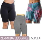 Bermuda Legging Resistente Ciclista Shorts Academia Suplex