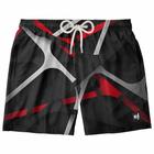 Bermuda Masculina Casual Estampada Short Surf Boardshort Verão Moda Fitness