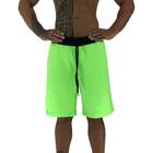 Bermuda Masculina Moletom MXD Conceito Limitada Verde Fluorescente