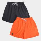 Bermuda Masculina Short Praia Bolso Cordão Verão Kit 2