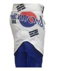 Bermuda MMA - Korean Taekwondo - Dry 1759- Branco/Azul - Dominium -
