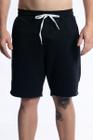 Bermuda Moletom Masculina - Preta