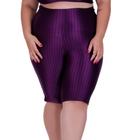 Bermuda para Academia Plus Size Fitness Cintura Alta 3D Sofia - NAKA MODAS