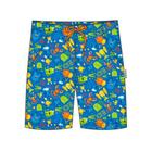 Bermuda Praia Infantil Tactel com Elastano Monster TB000338 - Tube Kids