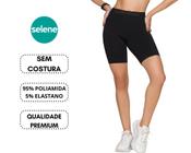 Bermuda-shorts feminino modelador sem costura -qualidade top