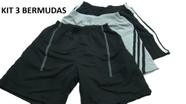 Bermuda Shorts Masculinos Tactel Tam. 38 ao 44 - Academia, Esporte, Praia e Lazer