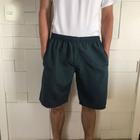 Bermuda Tactel Masculina 3 Bolsos Shorts Costura Rebatida