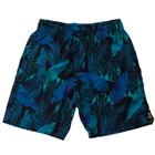 Shorts Masculino Mash de Tactel 613 Estampa Folhas Azul