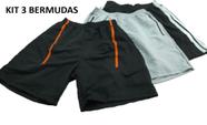 Bermudas Masculina Tactel - 38 ao 44, Academia , Lazer e Treino - Lapush