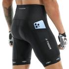 Bermudas para ciclismo e esportes ao ar livre unisex com proteção em gel