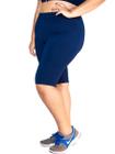 Bermudas Plus Size Wolfox Academia Ou Dia A Dia Cintura Alta Feminina