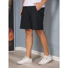 Bermudas Pretas Dry Fit de Alto Padrão Premium Casual Academia e Treinamento Externos e Internos