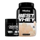 Best Whey (900g) Atlhetica Nutrition - Beijinho de Coco + Creatina 100% Pure - Pro Series (300g) Atlhetica Nutrition