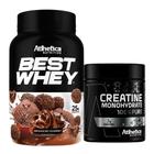 Best Whey Isolado Gourmet Brigadeiro 900g Creatina Atlhetica - Atlhetica Nutrition