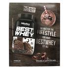 Best Whey Protein (25g de Proteína) Sabor Double Chocolate em Sachê de 40g - Athletica Nutrition