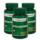 Betacaroteno Macrophytus 250mg 60 Capsulas Softgel- 3 Unidades Macropytus